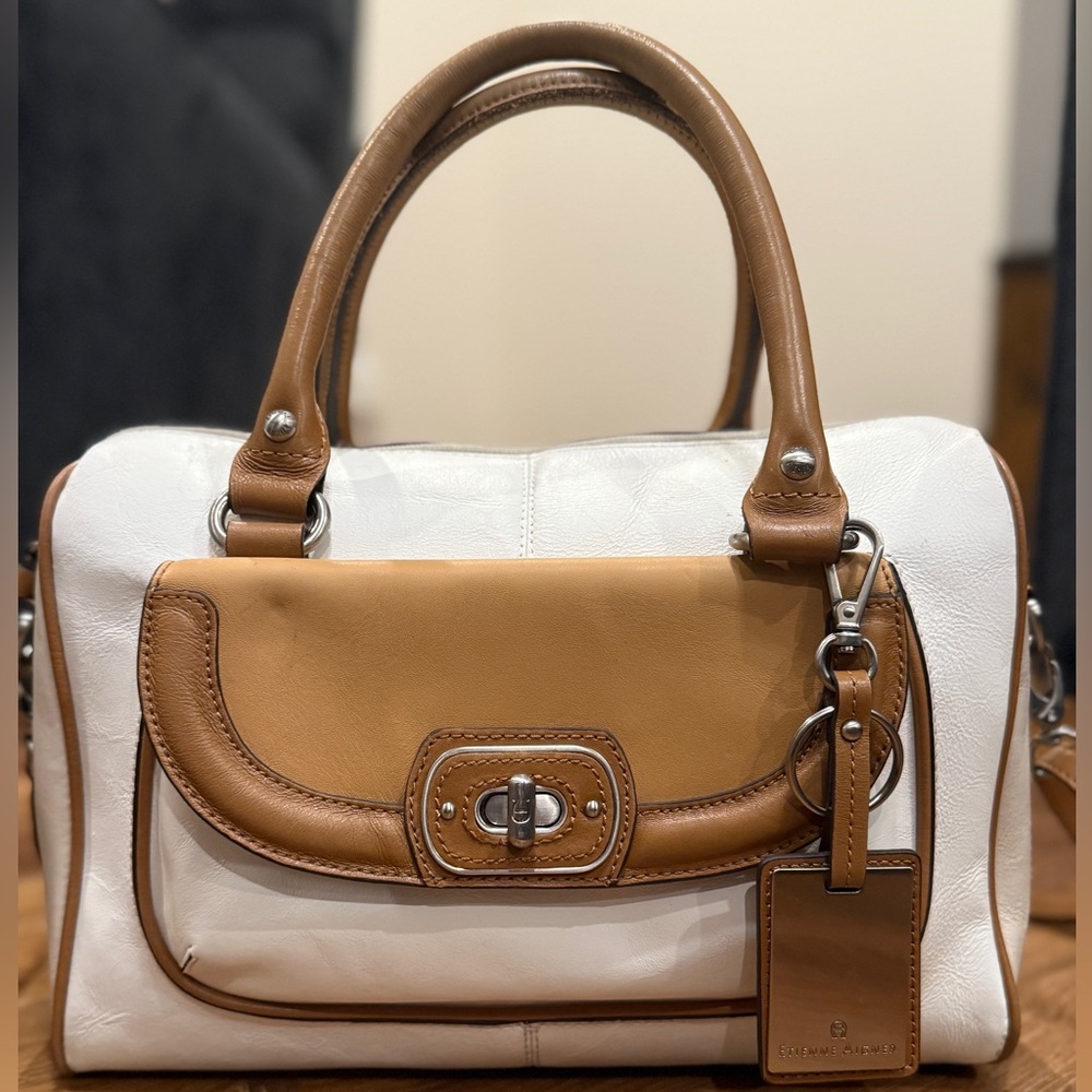 Etienne Aigner Vintage Leather Barrel Sarchel/Shoulder Bag (EUC)